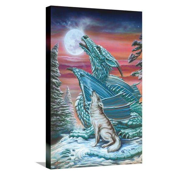 Ed Beard Jr - Moonsong Canvas Wall Poster, 14.725" x 22.375"