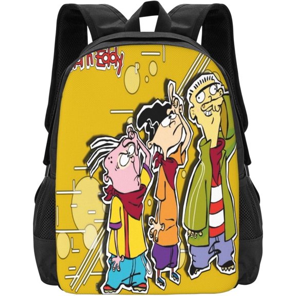 Ed, EDD Anime N Eddy Backpack Large Capacity Leisure Travel Backpack Book Bag Outgoing Daypack 12.5x5.5x16.5 inch