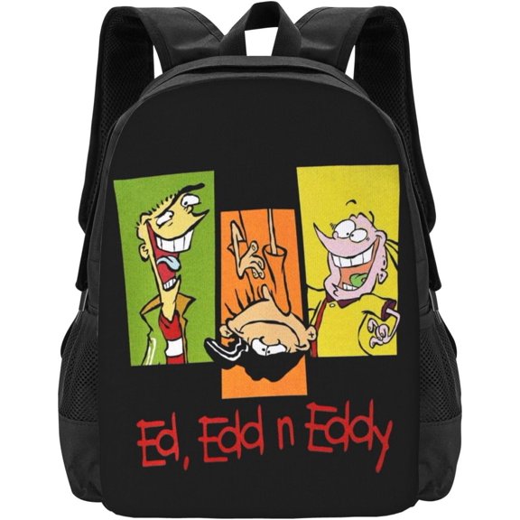 Ed, EDD Anime N Eddy Backpack Large Capacity Leisure Travel Backpack Book Bag Outgoing Daypack 12.5x5.5x16.5 inch