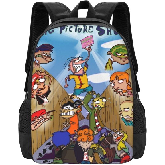 Ed, EDD Anime N Eddy Backpack Large Capacity Leisure Travel Backpack Book Bag Outgoing Daypack 12.5x5.5x16.5 inch