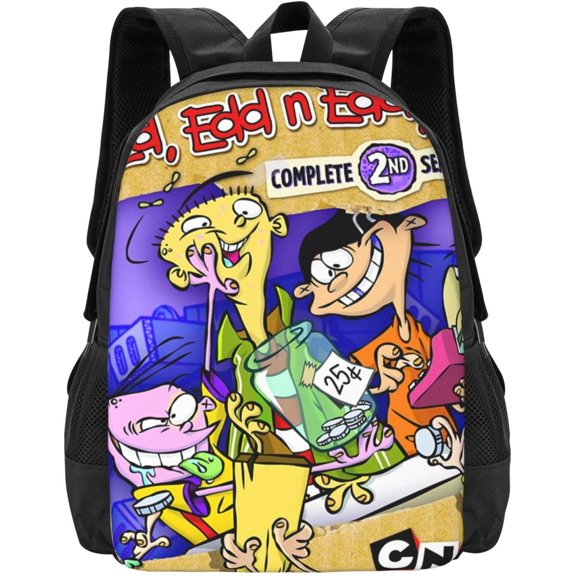 Ed, EDD Anime N Eddy Backpack Large Capacity Leisure Travel Backpack Book Bag Outgoing Daypack 12.5x5.5x16.5 inch