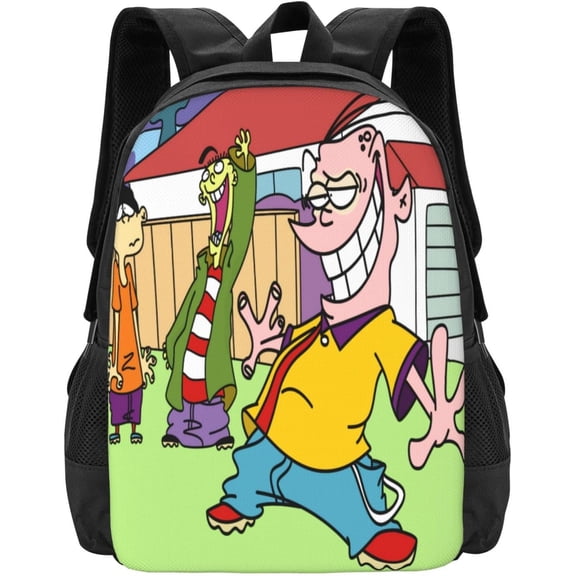 Ed, EDD Anime N Eddy Backpack Large Capacity Leisure Travel Backpack Book Bag Outgoing Daypack 12.5x5.5x16.5 inch