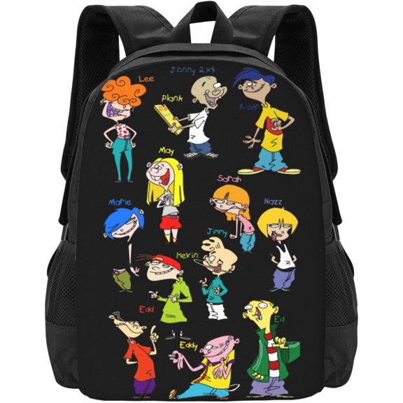 Ed, EDD Anime N Eddy Backpack Large Capacity Leisure Travel Backpack Book Bag Outgoing Daypack 12.5x5.5x16.5 inch