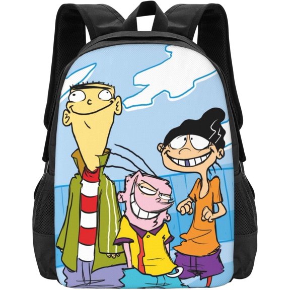 Ed, EDD Anime N Eddy Backpack Large Capacity Leisure Travel Backpack Book Bag Outgoing Daypack 12.5x5.5x16.5 inch