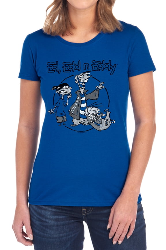 Ed EDD N Eddy Gang Women's T Shirt, Royal, Small