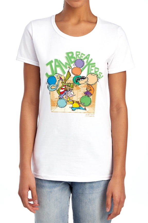 Ed EDD N Eddy Jawbreakers Women's T Shirt, White, Small