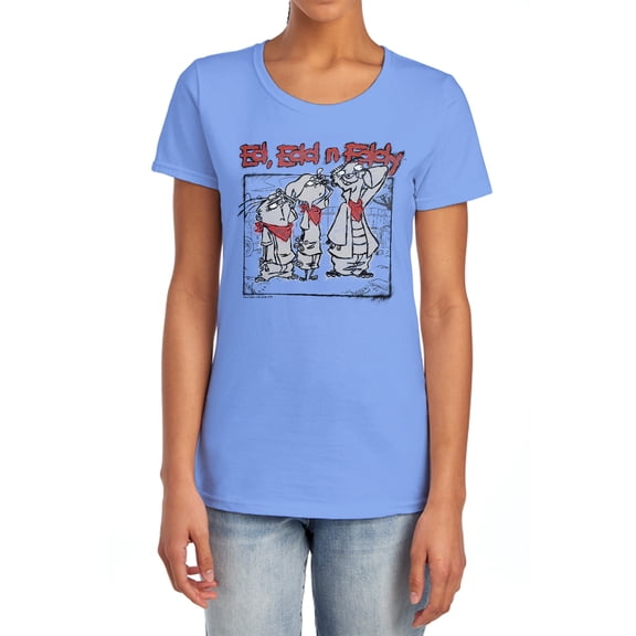 Ed EDD N Eddy Stand by Me Women's T Shirt, Carolina Blue, Medium