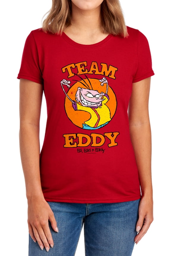 Ed EDD N Eddy Team Eddy Women's T Shirt, Red, Large