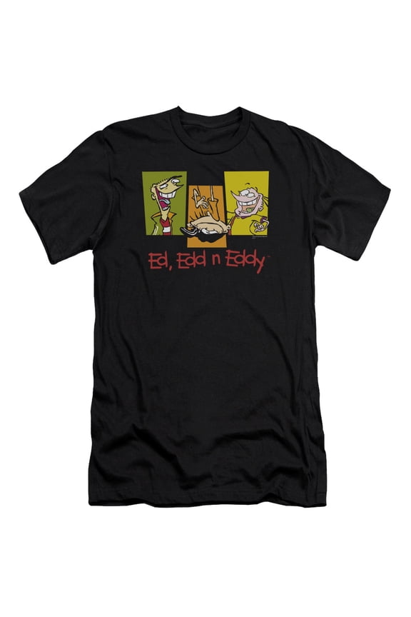 Ed Edd Eddy - 3 Eds - Premium Slim Fit Short Sleeve Shirt - X-Large