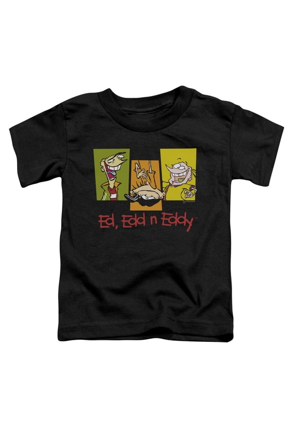 Ed Edd Eddy - 3 Eds - Toddler Short Sleeve Shirt - 4T