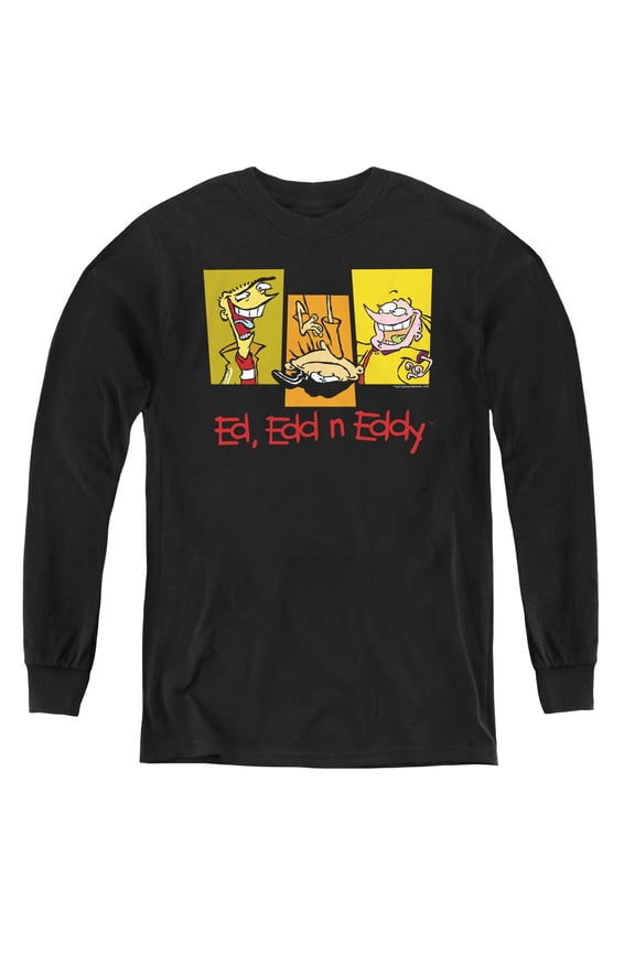 Ed Edd Eddy - 3 Eds - Youth Long Sleeve Shirt - Small