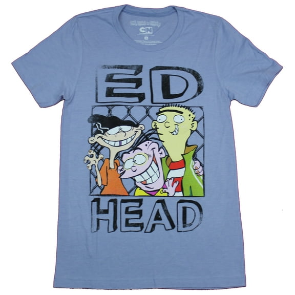 Ed Edd & Eddy Mens T-Shirt - Ed Head Heads in Box Image (2X-Large)