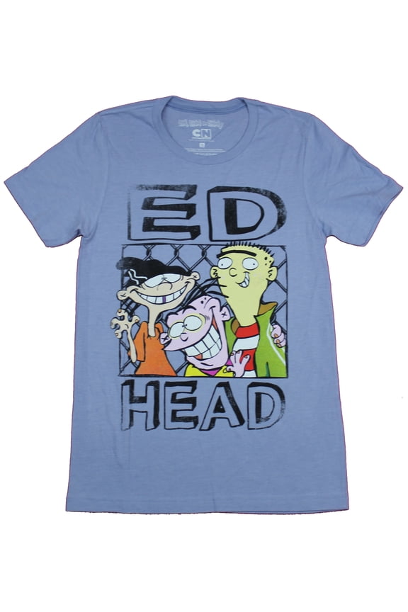 Ed Edd & Eddy Mens T-Shirt - Ed Head Heads in Box Image (2X-Large)