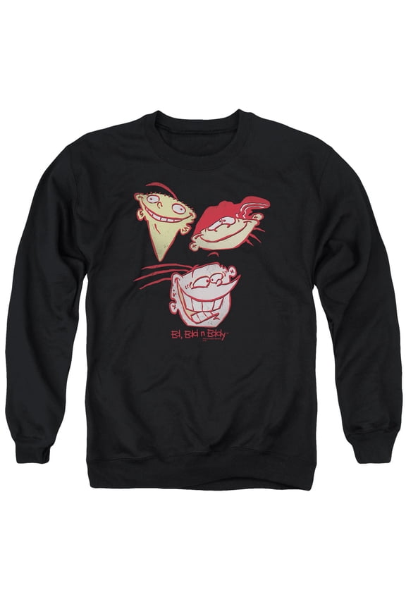 Ed Edd Eddy - Three Heads - Crewneck Sweatshirt - Large