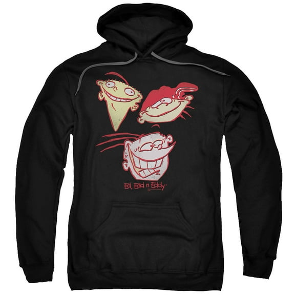 Ed Edd Eddy - Three Heads - Pull-Over Hoodie - Large