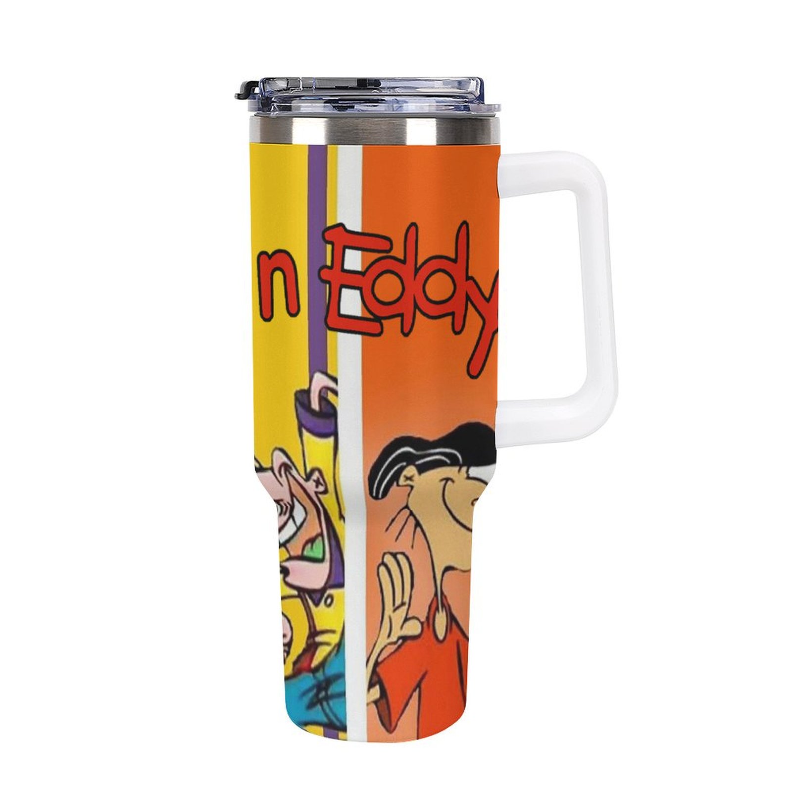 Ed, Edd N Eddy 40oz Water Bottle Fits in Cup Holder Stainless Steel ...