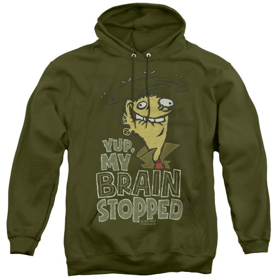 Ed Edd N Eddy - Brain Dead Ed - Pull-Over Hoodie - X-Large
