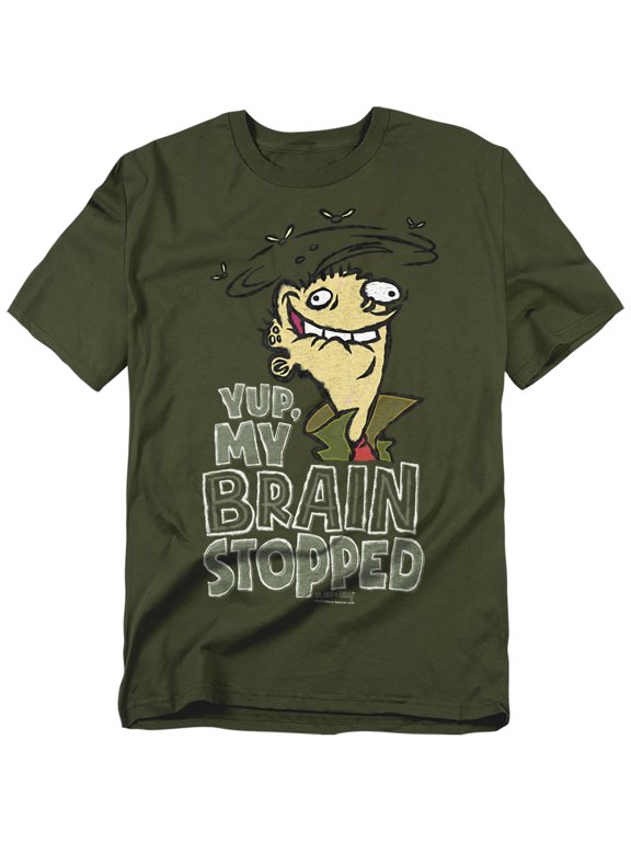 Ed Edd N Eddy - Brain Dead Ed - Short Sleeve Shirt - Large