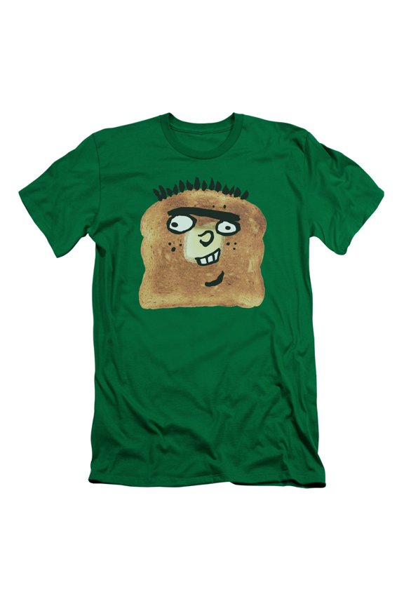 Ed Edd N Eddy Ed Toast S/S Adult 30/1 T-Shirt Kelly Green