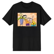 Ed Edd N Eddy Mens Short Sleeve Graphic Tee DTG Full-Color Character Art Classic Crewneck Officially Licensed Cotton T-Shirt-XXL