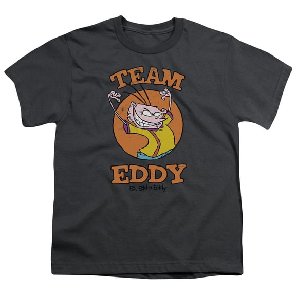 Ed, Edd N Eddy Men's  Team Eddy T-shirt Grey