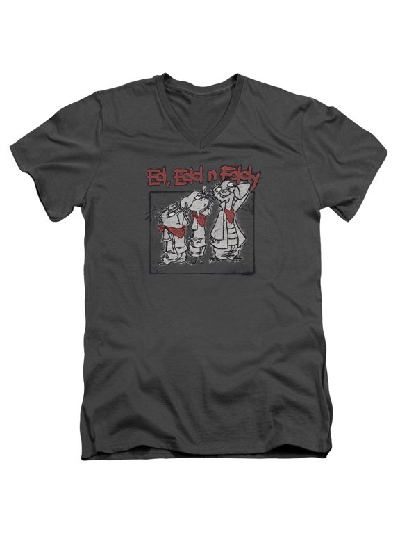 Ed Edd N Eddy - Stand By Me - Slim Fit V Neck Shirt - Medium