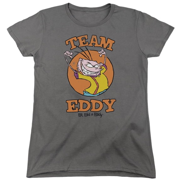 Ed Edd N Eddy Team Eddy S/S Women's T-Shirt Charcoal