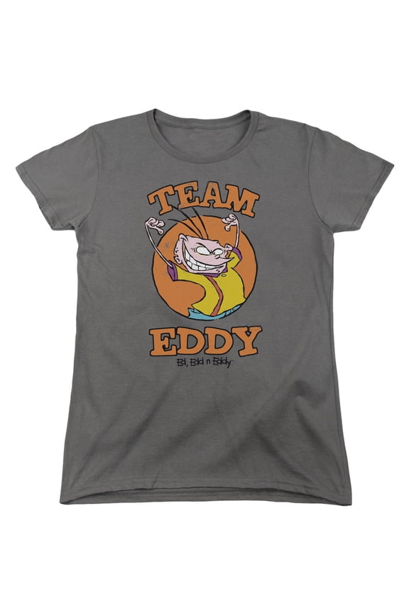 Ed Edd N Eddy Team Eddy S/S Women's T-Shirt Charcoal