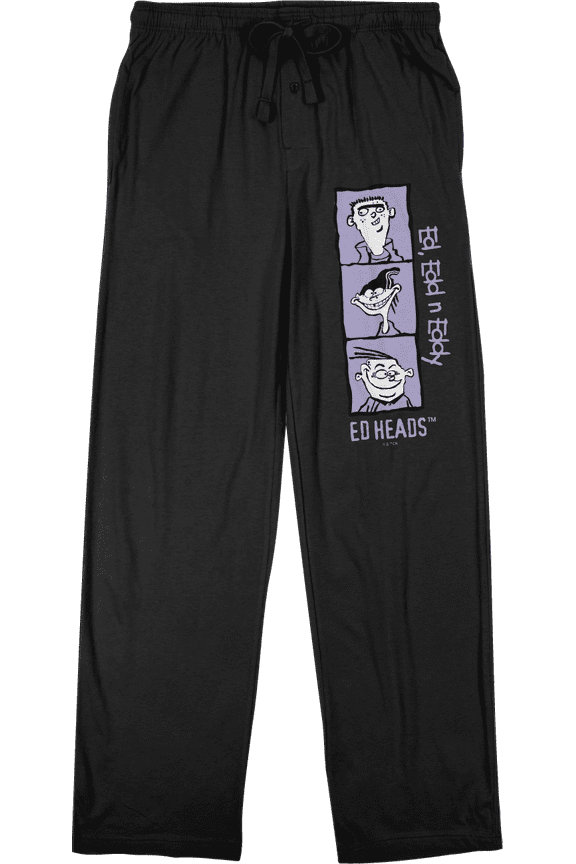 Ed, Edd N Eddy Unisex Adult Pajama Pants – Black