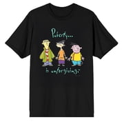 Ed, Edd n Eddy Puberty Is Unforgiving Mens Graphic Tee DTG Front Print Short Sleeve Crew Neck Officially Licensed Adult T-Shirt-XS