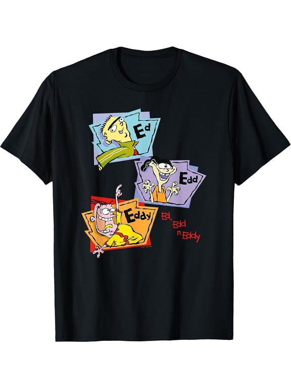 Ed, Edd n Eddy Stacked Group Panels Creative Tee Shirt