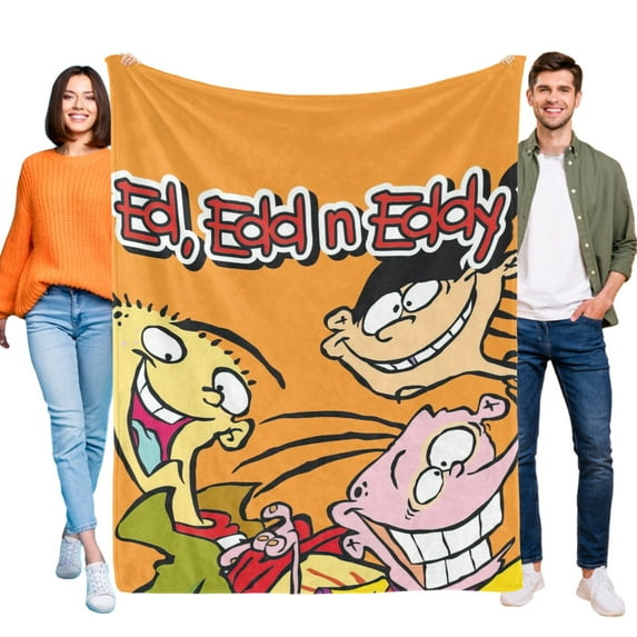Ed, Edd n Eddy Throw Blanket Gifts for Fans Lover Girls Boys Women Present Hoodie Him Bed 50"x60"