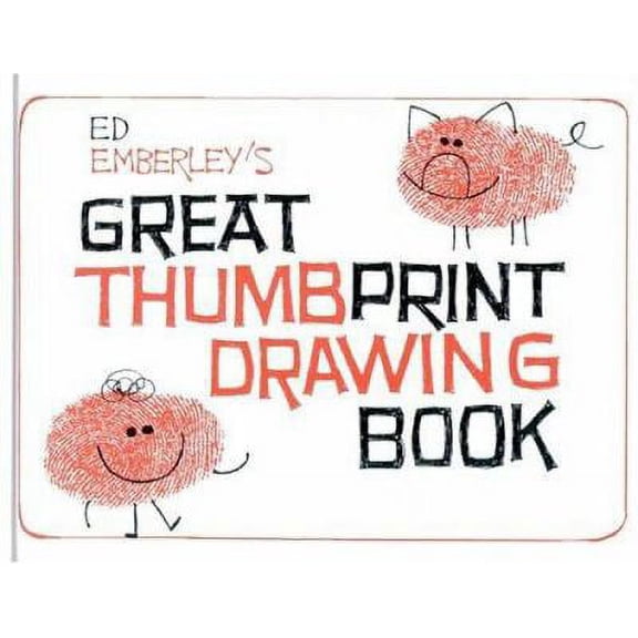 Pre-Owned Ed Emberley's Great Thumbprint Drawing Book by Edward R Emberley Hardcover English