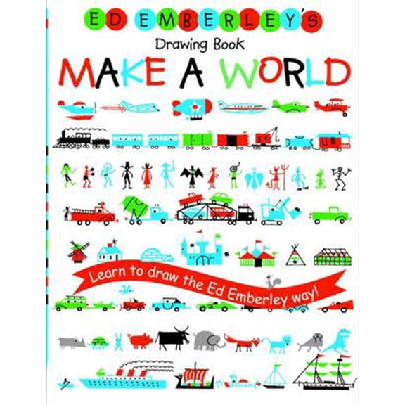 Pre-Owned Ed Emberley's Drawing Book: Make a World (Paperback) 0316789720 9780316789721