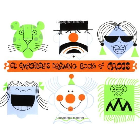 Pre-Owned Ed Emberley's Drawing Book of Faces (Paperback) 0316236551 9780316236553