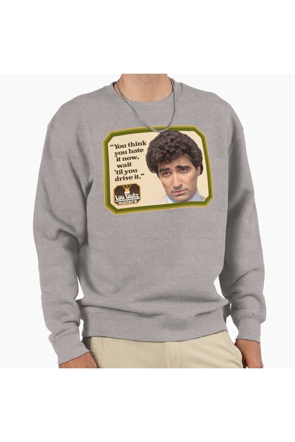 Ed From Lou Glutz Motors Vacation Retro Vintage Funny Graphic Aesthetic Unisex Sweatshirt G28629, Up to Size 5XL