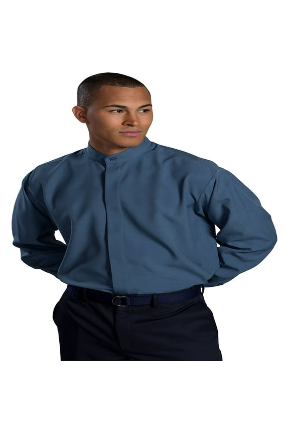 Ed Garment Men's Big And Tall Banded Collar Shirt, Style 1392