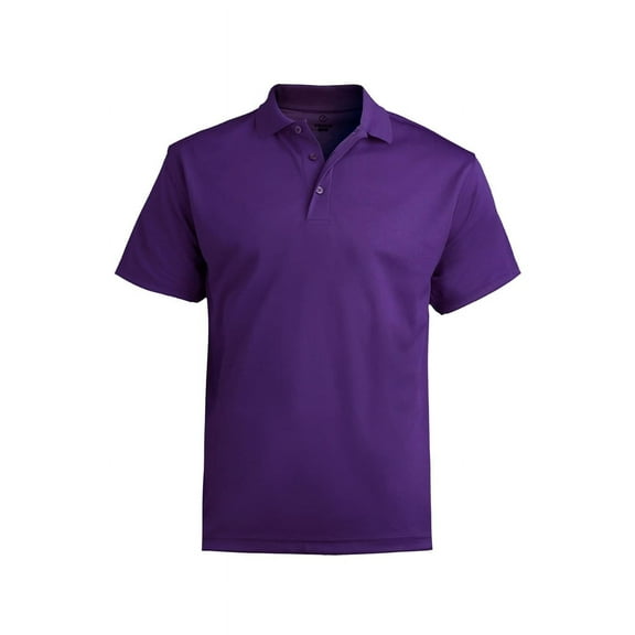 Ed Garments Men's Big And Tall Dry-Mesh Hi-Performance Polo Shirt, PURPLE, 6XLT