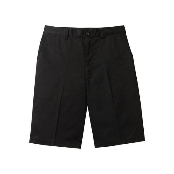 Ed Garments Men's Flat Front Casual Chino Blend Short, BLACK, 50
