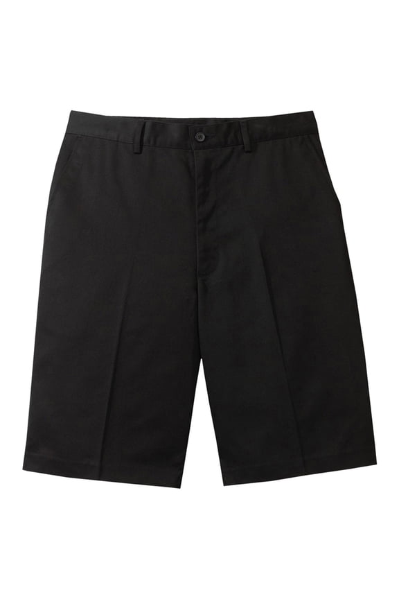 Ed Garments Men's Flat Front Casual Chino Blend Short, BLACK, 50