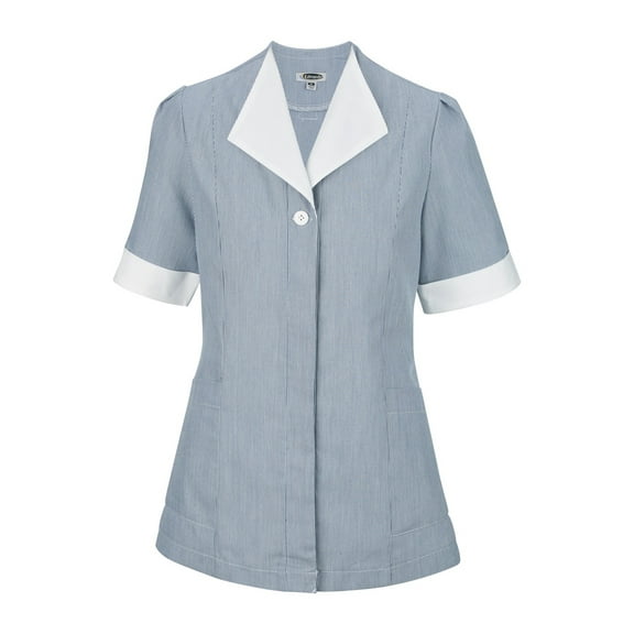 "Ed Garments Women's Junior Cord Housekeeping Tunic, NAVY, E"