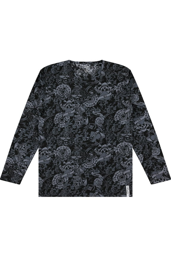 2Pc Base Layer Set with Fleece Lining, Spider, Large