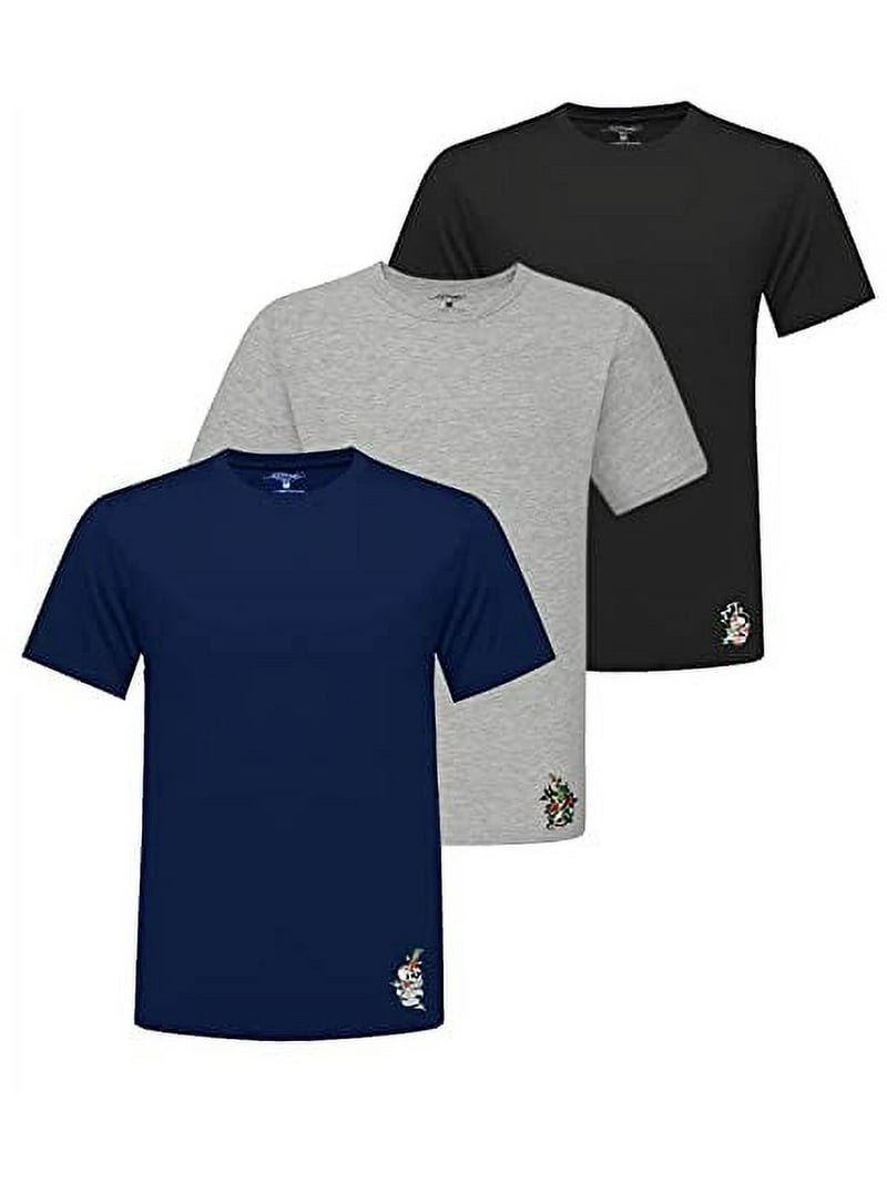 Ed Hardy 3-Pack Men's T-Shirts Plain Micro Modal Short Sleeve