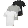 thumbnail image 1 of Ed Hardy 3-Pack Men's T-Shirts - Plain Micro Modal Short Sleeve Crew Neck Classic Tees - Mens Undershirts, Casual Tshirts, Gym/Work Clothes, Grey/White/Black, X-Large, 1 of 6