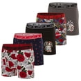thumbnail image 1 of Ed Hardy 5 Pack Men's Boxer Briefs, Cooling Micro Modal Underwear, Soft Breathable Underpants with Colorful Prints/Large, 1 of 8