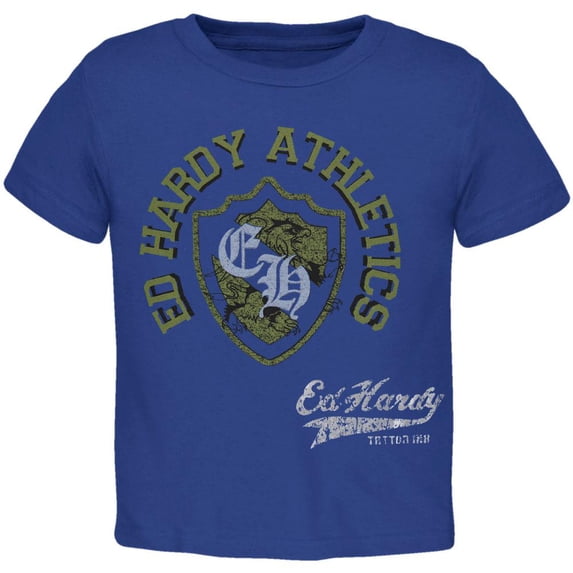 Ed Hardy - Athletics Blue Juvy T-Shirt - Juvy 5/6