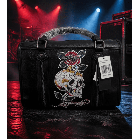Ed Hardy Black Shoulder Bag