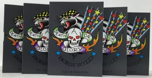 Ed Hardy Born Wild .05 oz Sample Vials 5 Pcs