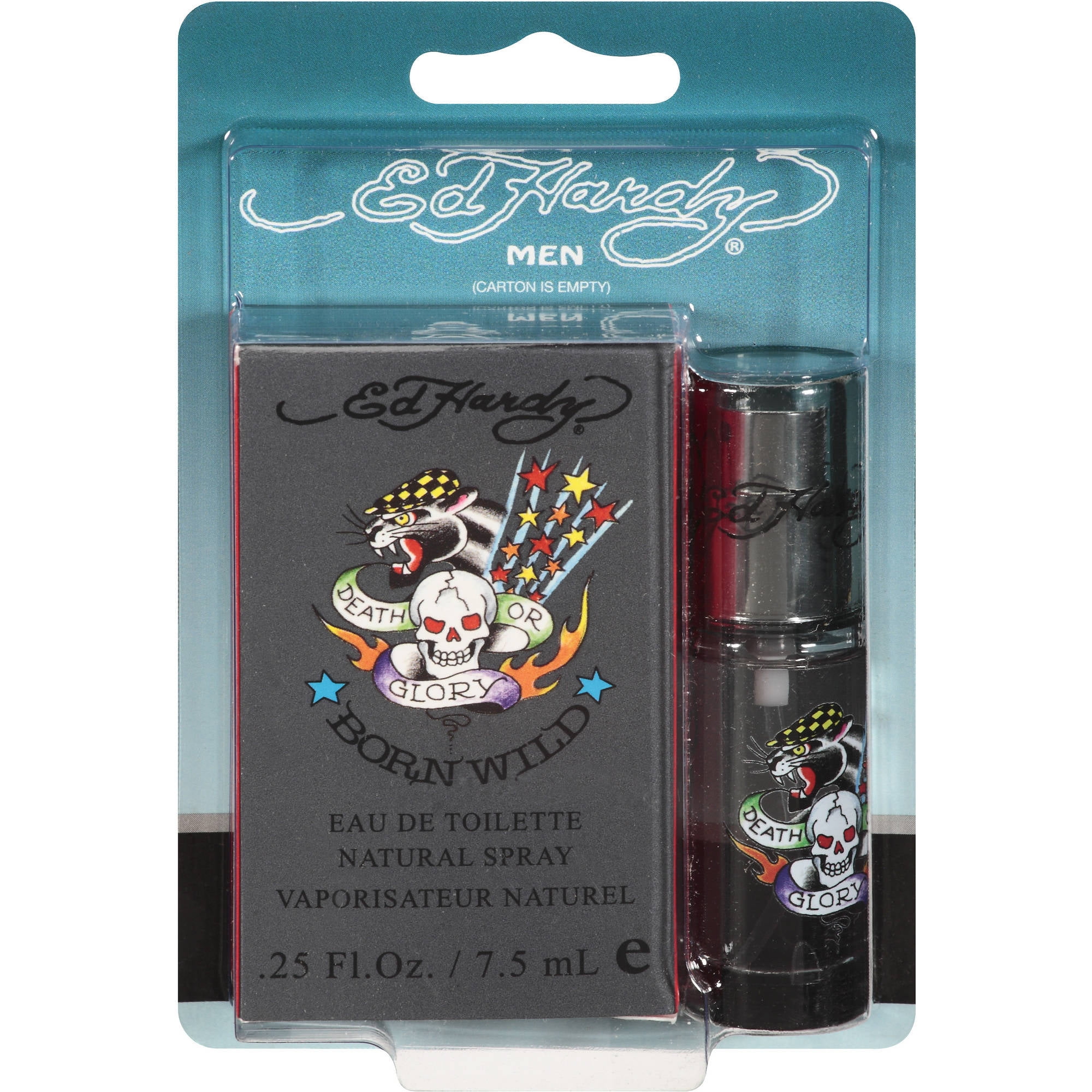 Ed Hardy Born Wild Eau de Toilette Spray for Men, 0.25 fl oz