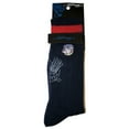 thumbnail image 1 of Ed Hardy Bulldog Men's Crew Socks - Navy, 1 of 2